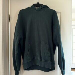 Abercrombie Men’s Essential Hoodie in Forest Green. Like new lightly worn